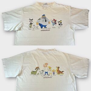 Animaniacs Vintage 1993 Single Stitch Graphic T-Shirt Double Sided Size Large